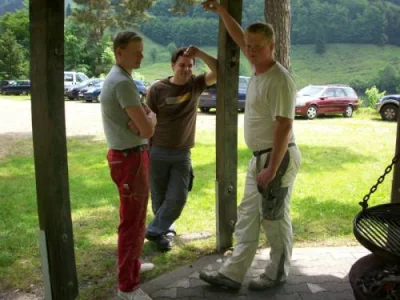 Grillfest mit den Kinderfestakteuren